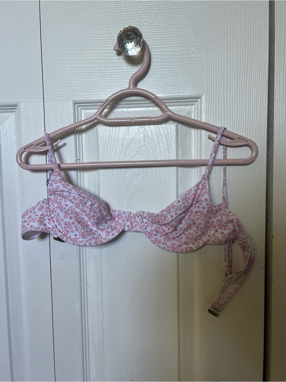 Floral bikini top